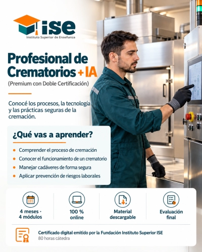 Profesional de Crematorios + IA (Premium con Doble Certificación)