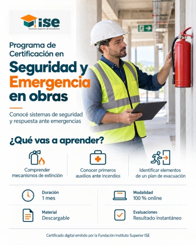 Programa de Certificación en Seguridad y Emergencia en obras