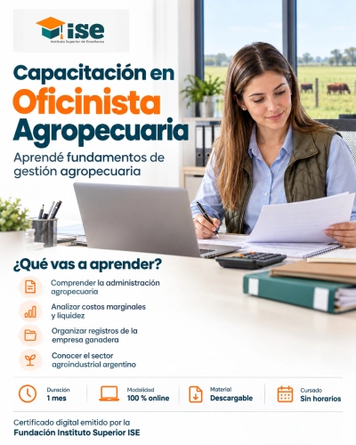 Capacitación en Oficinista Agropecuaria