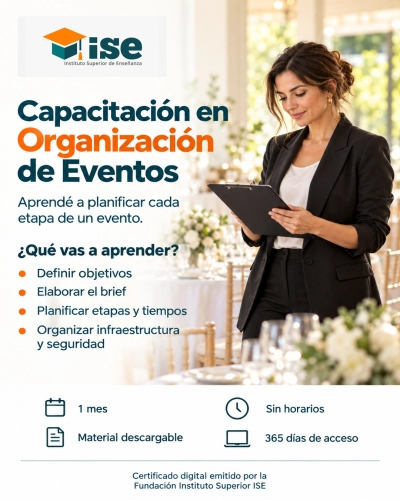 Capacitación en Organización de Eventos
