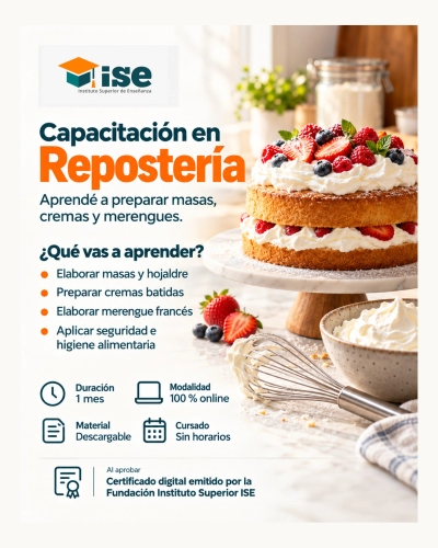 Capacitación en Repostería