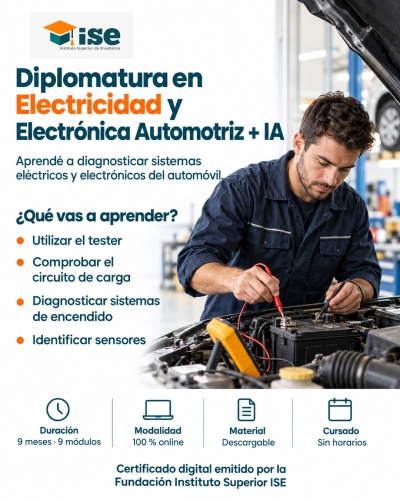 Diplomatura en Electricidad y Electrónica Automotriz + IA