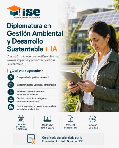 Diplomatura en Gestión Ambiental y Desarrollo Sustentable + IA