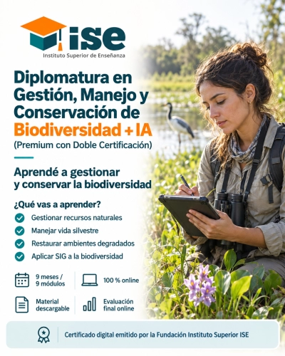 Diplomatura en Gestión, Manejo y Conservación de Biodiversidad + IA