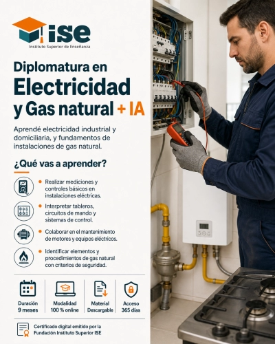 Diplomatura en Electricidad y Gas natural + IA