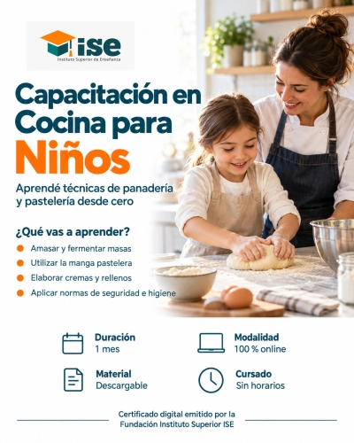 Capacitación en Cocina para Niños