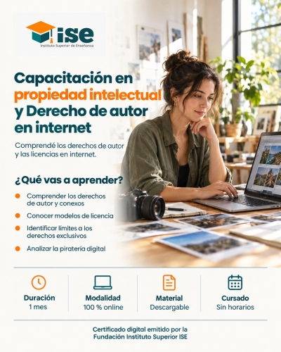Capacitación en propiedad intelectual y Derecho de autor en internet