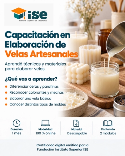 Capacitación en Elaboración de Velas Artesanales