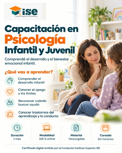 Capacitación en Psicología Infantil y Juvenil